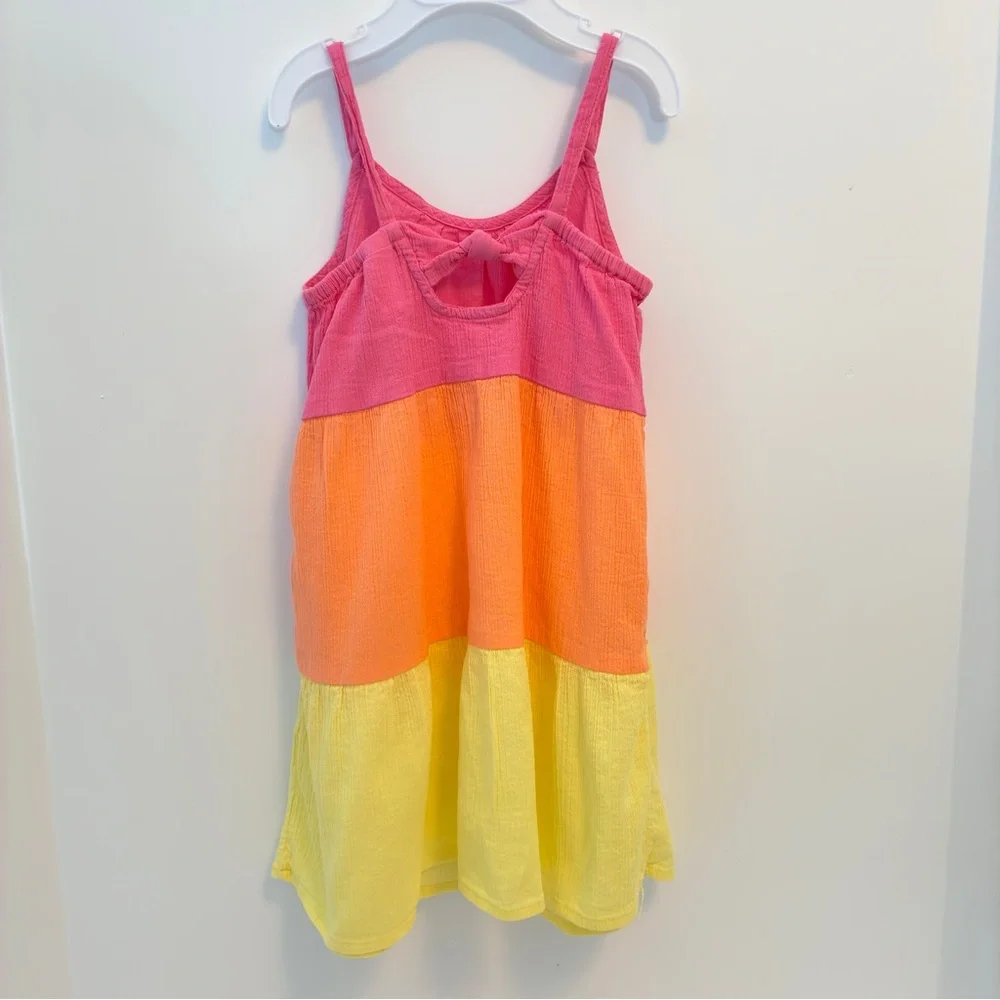OshKosh B'gosh Sun Dress Bundle Turquoise Floral/ Tiered Gauze/ Stripe Size 3T